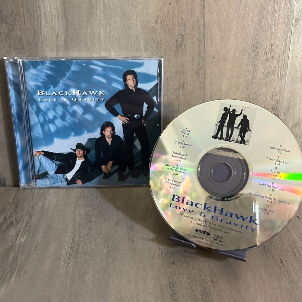 BlackHawk Love & Gravity CD Album 1997 Country Music Release By Arista Records